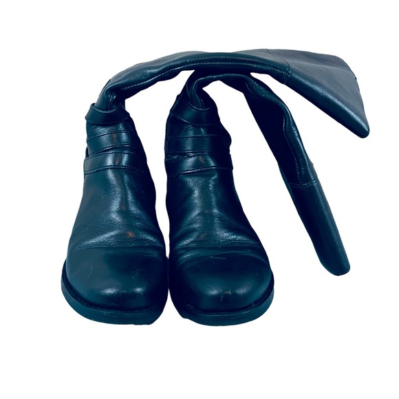 BLAKELY Brazilian Black Leather Boots Women’s Size 7M - Picture 3 of 7